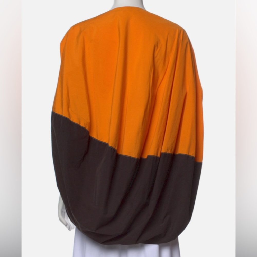 MARNI Colorblock Pattern Scoop Neck Blouse